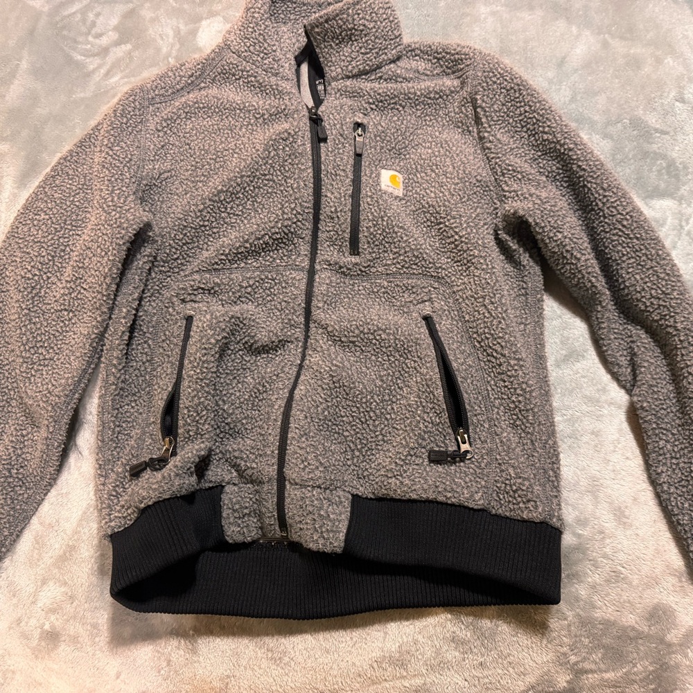 Carhartt Women’s Charcoal Sherpa Jacket, Medium
